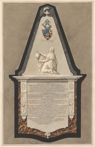 Memorial a Fysh Deburgh da Igreja Drayton de Daniel Lysons