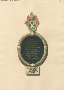 Memorial a Jacob Hawley da Igreja de Brentforth de Daniel Lysons