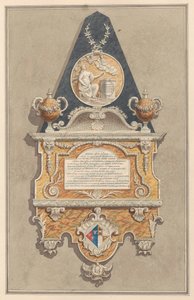 Memorial à Jane Coke, da Igreja de Sunbury de Daniel Lysons