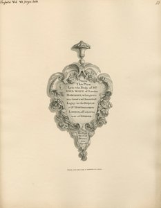 Memorial a John Watt da Igreja de Enfield de Daniel Lysons
