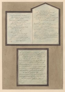Momorial para os paroquianos de Feltham de Daniel Lysons