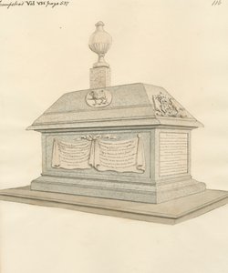Nathaniel Lord Delamer e Henry e George Booth da Igreja de Hampstead de Daniel Lysons