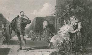 Malvolio, duodécima noite de Daniel Maclise