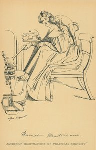 Senhorita Harriet Martineau de Daniel Maclise