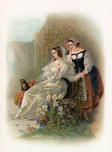 Olivia e Maria da Décima-Noite de Daniel Maclise