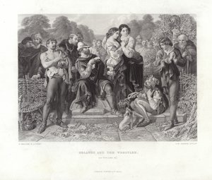 Orlando e o lutador de Daniel Maclise