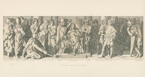 A coroação de Harold como rei da Inglaterra de Daniel Maclise