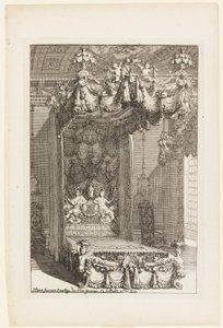 Design for a State Bedchamber, de Second Livre d&39;Appartement (segundo livro sobre interiores)