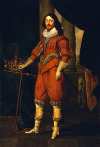 Carlos I (1600-1649), c.1631 (óleo sobre tela) de Daniel Mytens