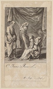 Prancha 3 para "Coriolano", de Shakespeare de Daniel Nikolaus Chodowiecki