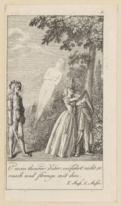 Prancha 3 para "A Tempestade" de Shakespeare de Daniel Nikolaus Chodowiecki
