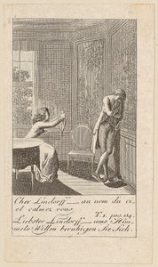 Prancha 4 para «Karoline von Lichtfield» de Daniel Nikolaus Chodowiecki