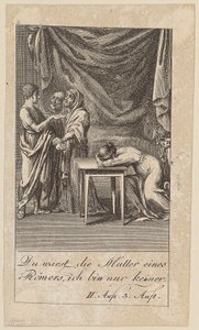 Prancha 4 para o «Coriolano» de Shakespeare de Daniel Nikolaus Chodowiecki
