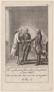 Prancha 8 de «Anedotas e traços de carácter de Frederico II, rei da Prússia» de Daniel Nikolaus Chodowiecki