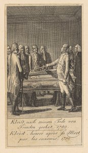 Prancha 9 das «Cenas de guerra de Brandemburgo» de Daniel Nikolaus Chodowiecki
