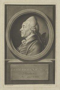 Christoph Friedrich Nicolai 1733-1811, 1780. de Daniel Nikolaus Chodowiecki