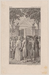 A detenção de Clarisse de Daniel Nikolaus Chodowiecki