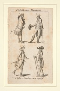 roupas de Berolim de Daniel Nikolaus Chodowiecki