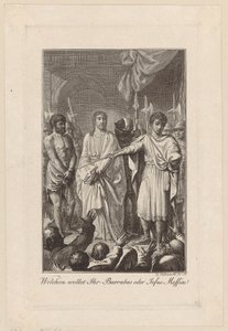 Jesus e Barrabás perante Pilatos de Daniel Nikolaus Chodowiecki