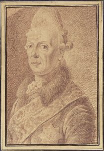 Príncipe Henrique da Prússia, retrato de busto de Daniel Nikolaus Chodowiecki