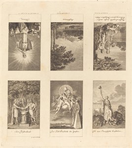 Seis Grandes Eventos de 1780-1790 de Daniel Nikolaus Chodowiecki