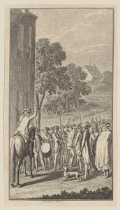 Gravura de cobre da capa de «Carl von Carlsberg», de Salzmann, terceira parte de Daniel Nikolaus Chodowiecki
