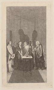 Gravura de frontispício para «Carl von Carlsberg» de Salzmann, segunda parte de Daniel Nikolaus Chodowiecki