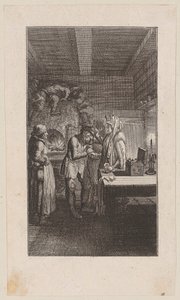 Gravura em cobre da capa do livro «Pinturas de São Petersburgo», de Storch, primeira parte de Daniel Nikolaus Chodowiecki