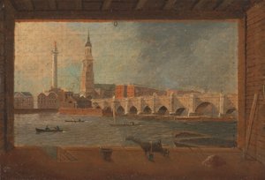 Uma Vista da Ponte de Londres de Daniel Turner