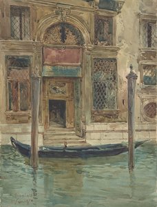 Portal de um palácio veneziano, 1839-1911. de Daniele Bucciarelli