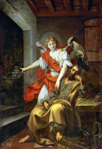 Barroco : le songe de Joseph - The Dream of St. Joseph par Crespi, Daniele (1598-1630), c. 1620-1630. Óleo sobre tela, 297x203. Museu de História de Arte, Vienne