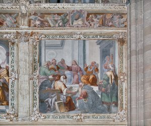 Cristo entre os doutores de Daniele Crespi