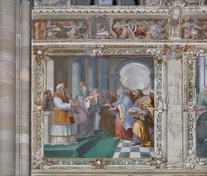 Apresentação no templo de Daniele Crespi