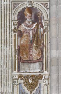 Santo Ambrósio (fresco) de Daniele Crespi