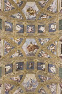 Abóbada da nave central, Igreja de S. Maria Assunta, 1629 de Daniele Crespi