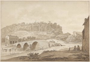 Vista de Civita Castellana de Daniël Dupré