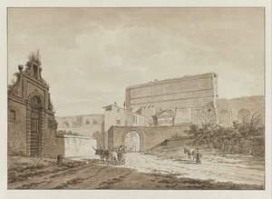 A Porta Maggiore em Roma De Porta Maggiore em Roma