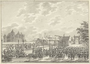 Chegada dos cidadãos armados de Amsterdã em Muiden, 1787