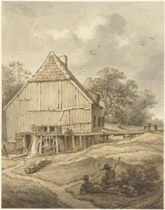 Vista em Klingelbeek perto de Arnhem