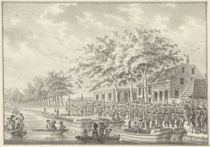 Partida do povo de Amesterdão para Utrecht, 1787