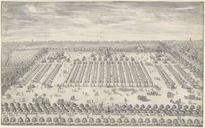 Acampamento perto de Haia, 1742 de Daniël Marot (II)