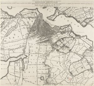 Mapa de Amsterdã e arredores de Daniël Stopendael