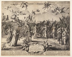 O Carro Triunfal do Príncipe Hendrik de Orange de Daniël van den Bremden