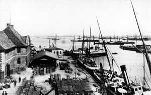 Porto de Copenhaga, c.1880