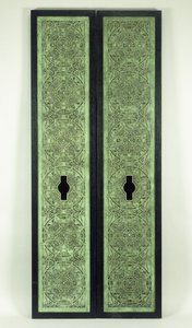 Dois painéis de elevador, 1894-1895 de Dankmar Adler