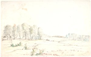 Paisagem em Aminderød de Dankvart Dreyer