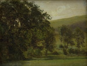 Árvores em Vissenbjerg, Funen de Dankvart Dreyer