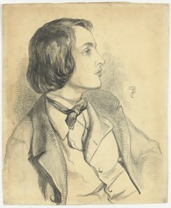 Retrato de William Michael Rossetti, de Dante Gabriel Charles Rossetti