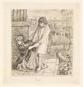 Encontrado - Estudo de composição de Dante Gabriel Rossetti