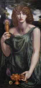 Mnemosine de Dante Gabriel Rossetti